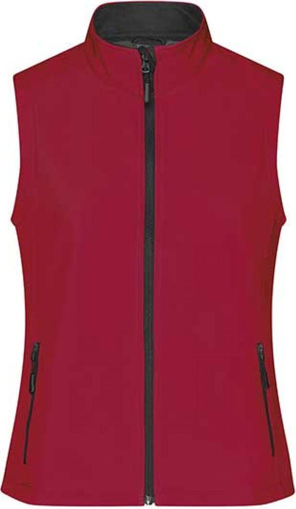 Softshellweste für Promotion und Freizeit red/black, Gr. XXL