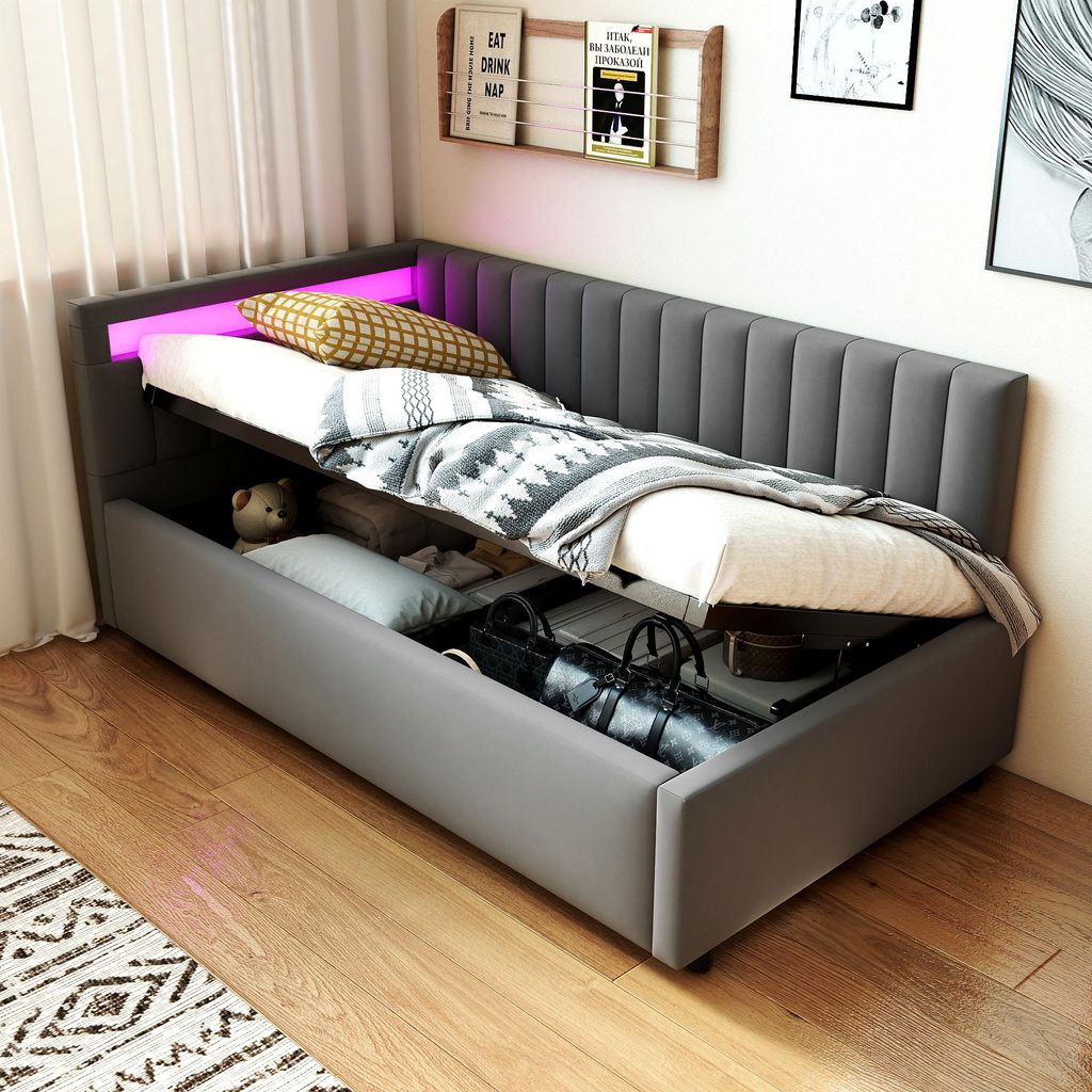 MODFU Čalouněná postel, Rozkládací postel, Daybed 90x200 Obrázek produktu 