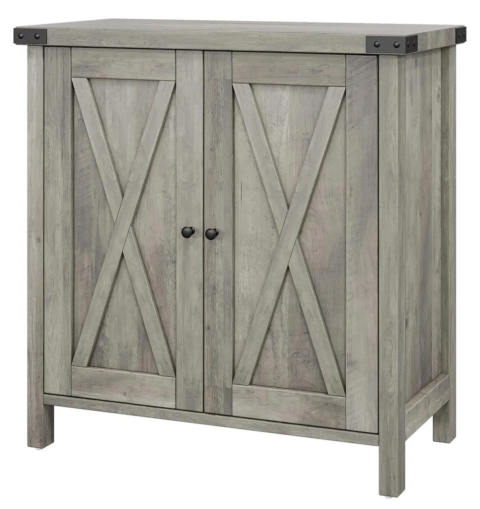 Meuble de rangement polyvalent gris anthracite pour maison et bureau