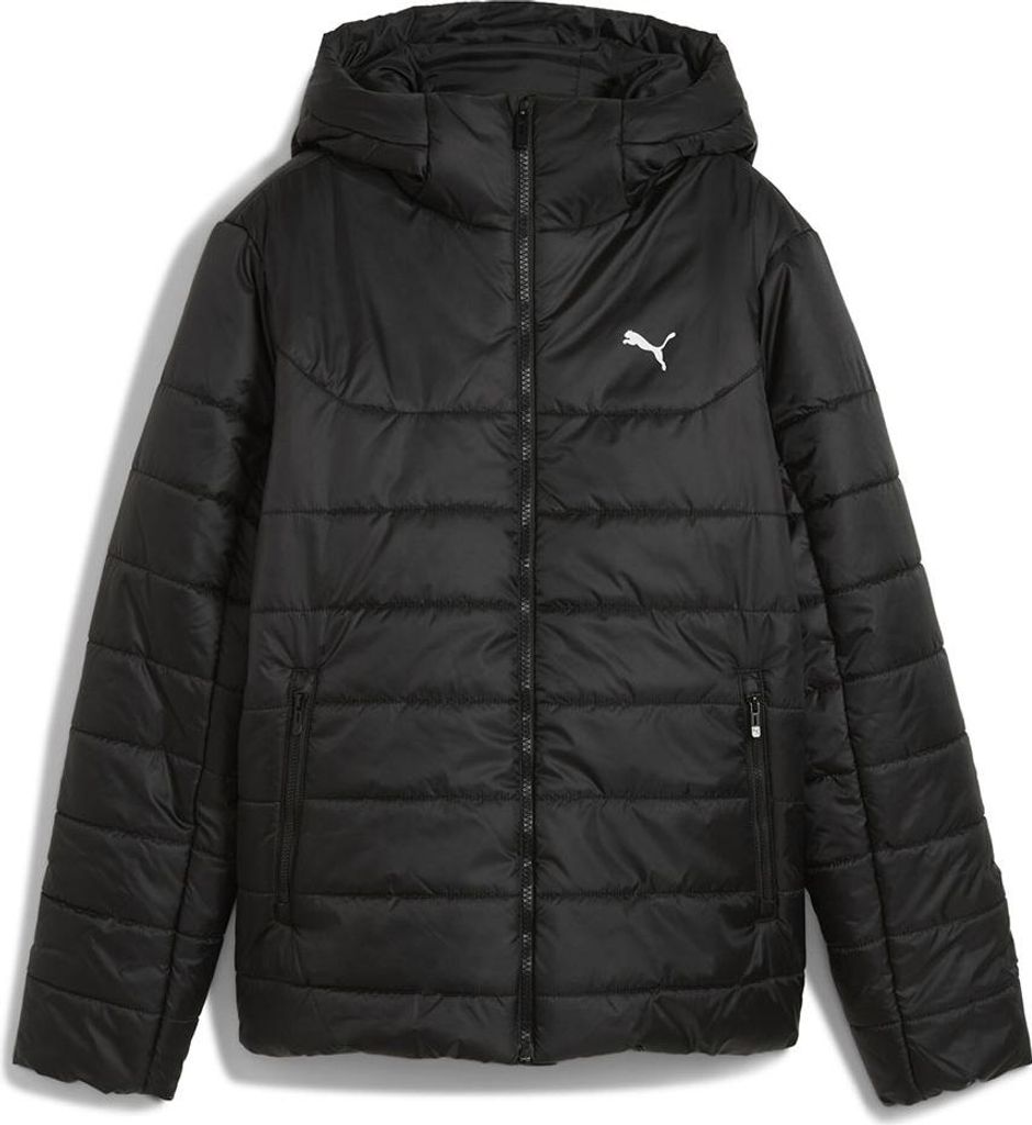 Puma ESS Hooded Padded Jacket - schwarz, Größe:S