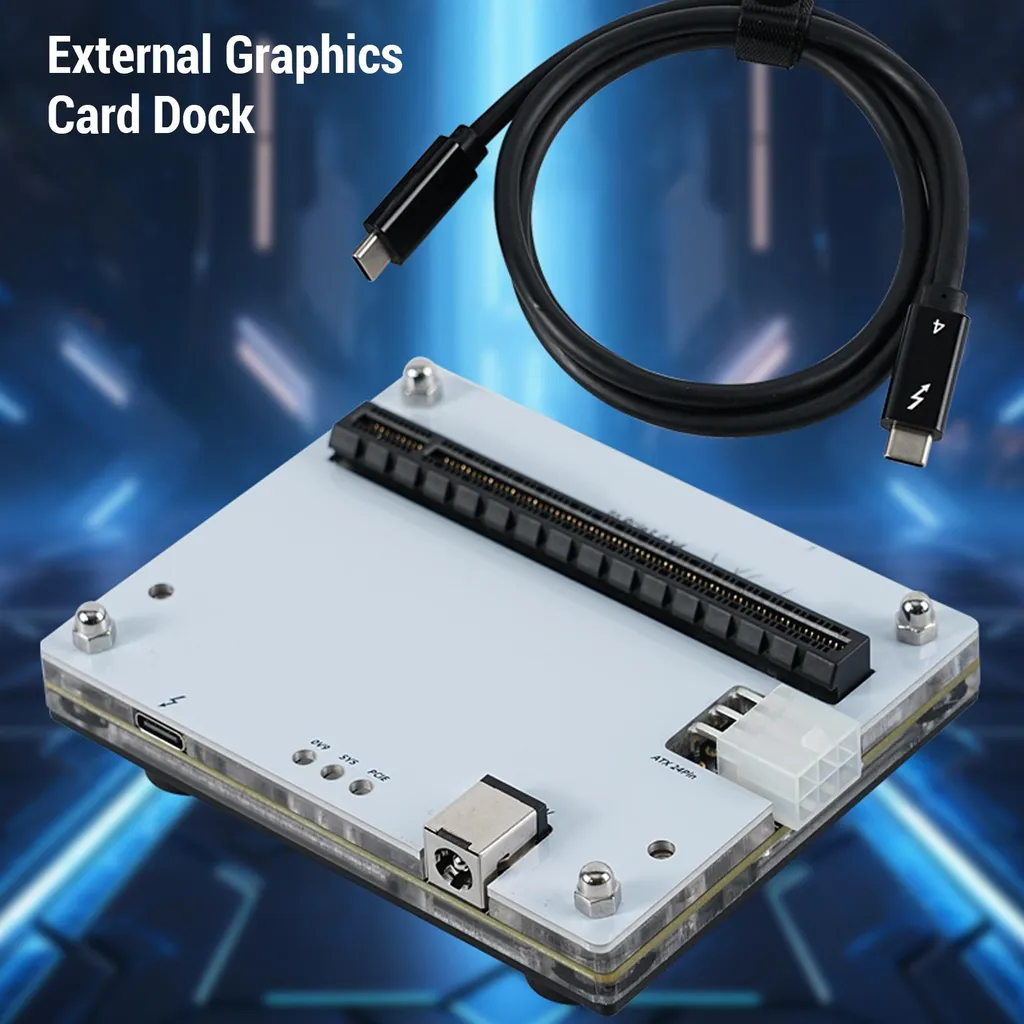 Plus de lag graphique : station d'accueil USB4.0 pour GPU avec câble - 5