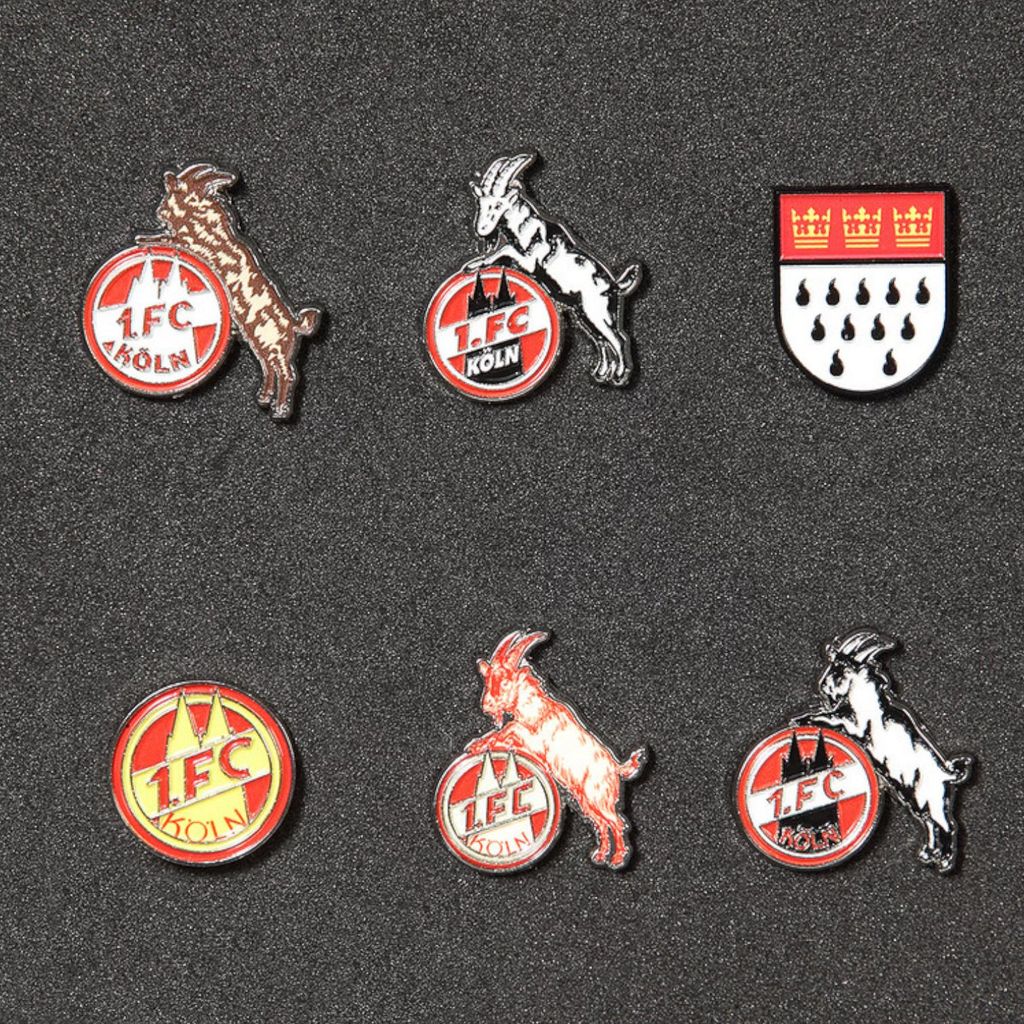 1. FC Köln Pin Box "Retro Logos" Produktbild 