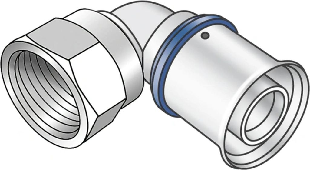 KE Kelit KMU467, KELOX-ULTRAX, Übergangswinkel 90°, mit IG 20x1/2", 1 Stk.