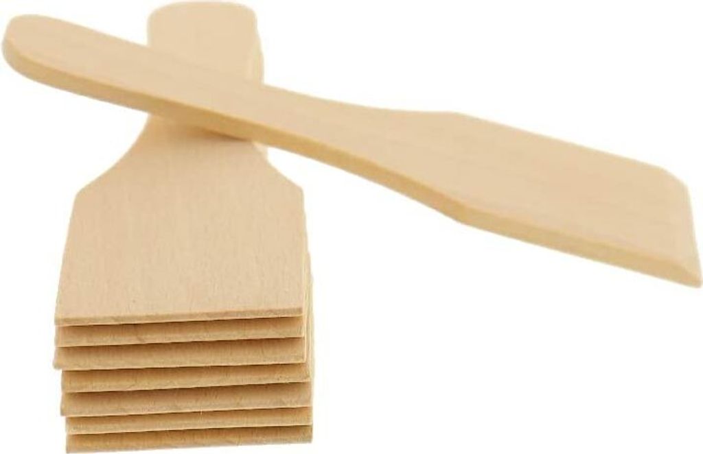 Raclette Schaber, 8 im Satz aus Holz 13 cm Produktbild 2