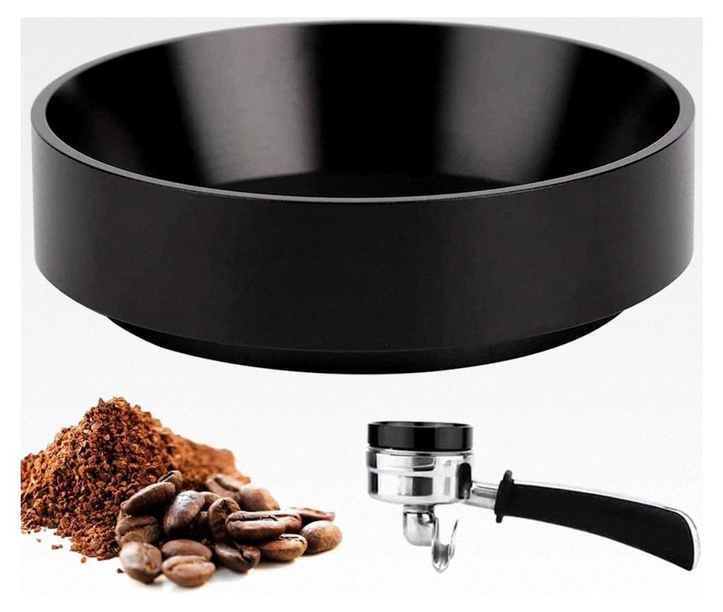 Universeller Kaffeedosierring, 53 mm Espresso Siebträger Trichter, Ersatz für Espresso Trichter, Kaffee Dosiertrichter, Zubehör für Kaffeemasch...
