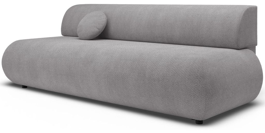 Selsey Armone – 3-Sitzer Sofa mit Schlaffunktion, Chenille, Grau