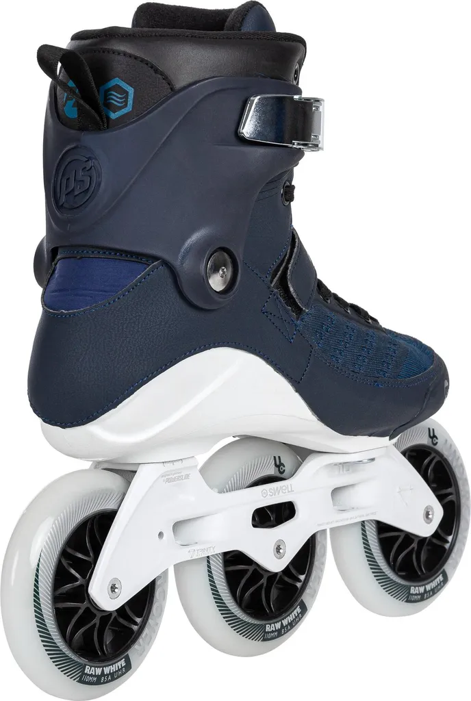Stabilité et Vitesse : Roller Powerslide Swell 110 Trinity Navy Taille 46 - 3