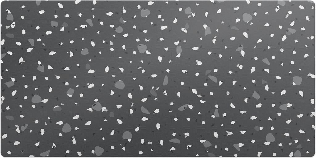 Terrazzopartikel– Schreibtischunterlage – Schreibtisch Tischunterlage – 90x45 cm – Unterlage Groß Schreibtischmatte