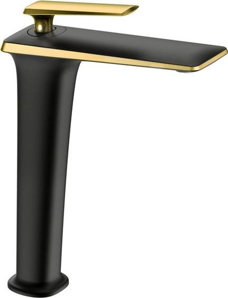Mexen Purus mitigeur lavabo haut, Noir/Or - 745810-75 Image du produit 