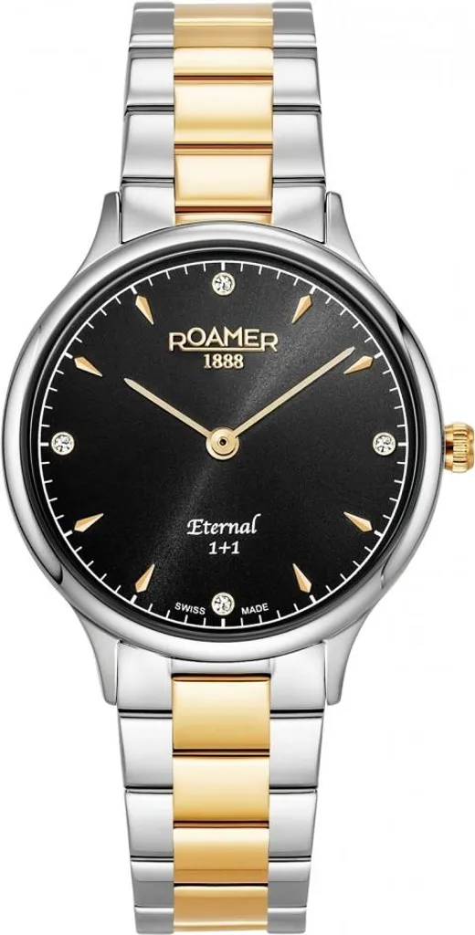 Montre Roamer Eternal Lady 863857-47-55-50 en Acier Bicolore pour Femme
