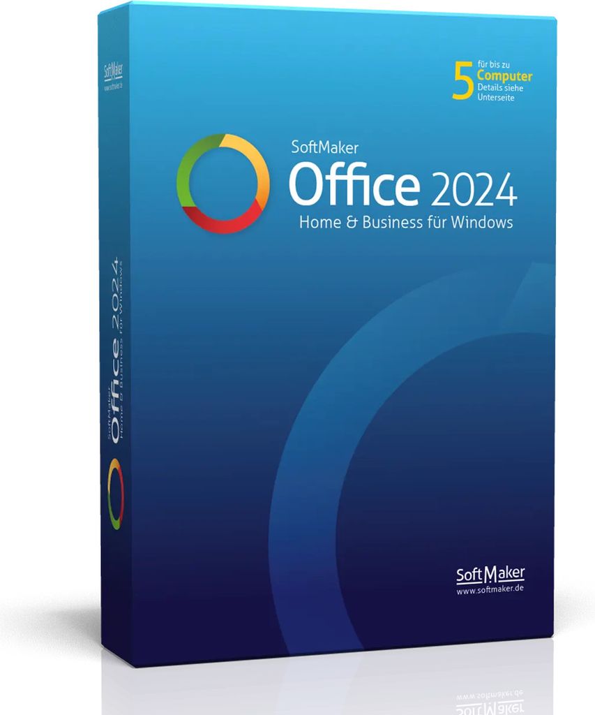 SoftMaker Office Home & Business 2024 pour Windows 5Geräte Image du produit 