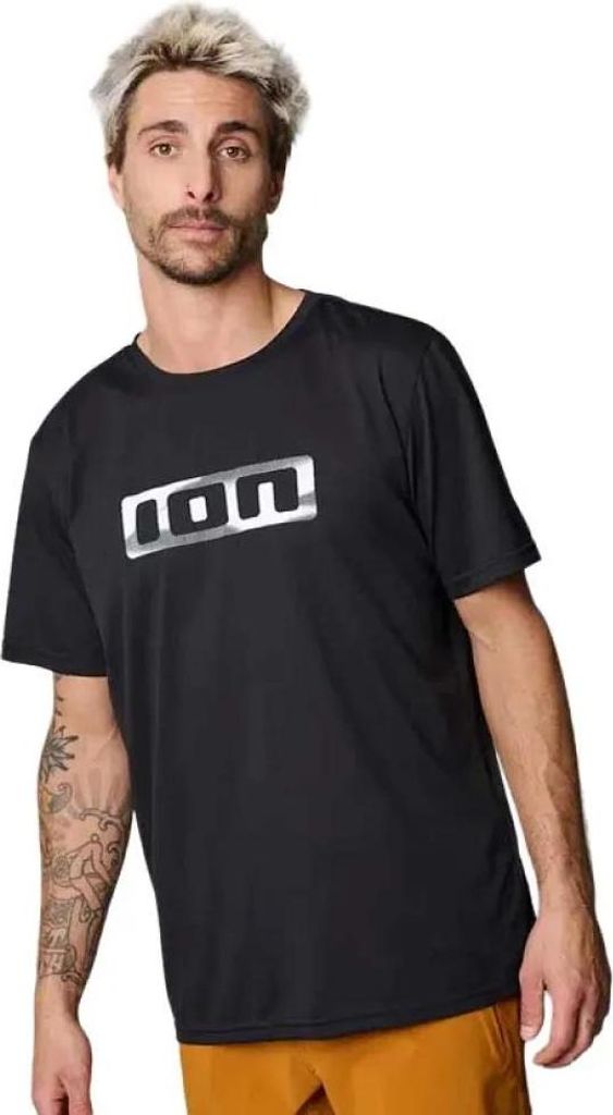 Ion Ionic Dr Kurzarm Enduro Trikot Schwarz XL Mann Schwarz XL