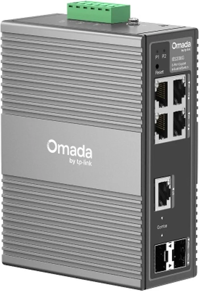Omada IES2XX Switch Rail DIN Métal avec Gestion Cloud Centralisée