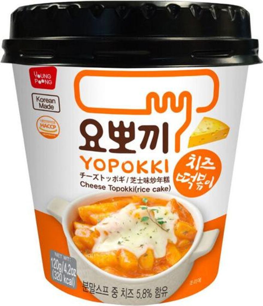 Young Poong Co., Ltd | Yopokki Noodles al formaggio - 120 g Immagine del prodotto 