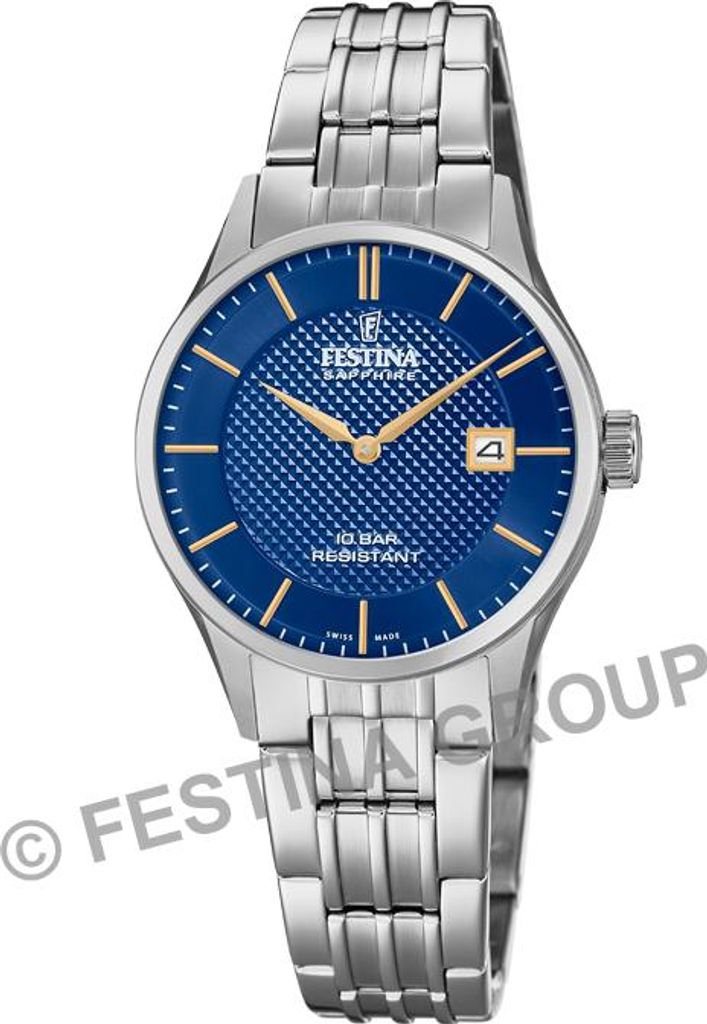 Festina F20006-3 silberne Damenuhr