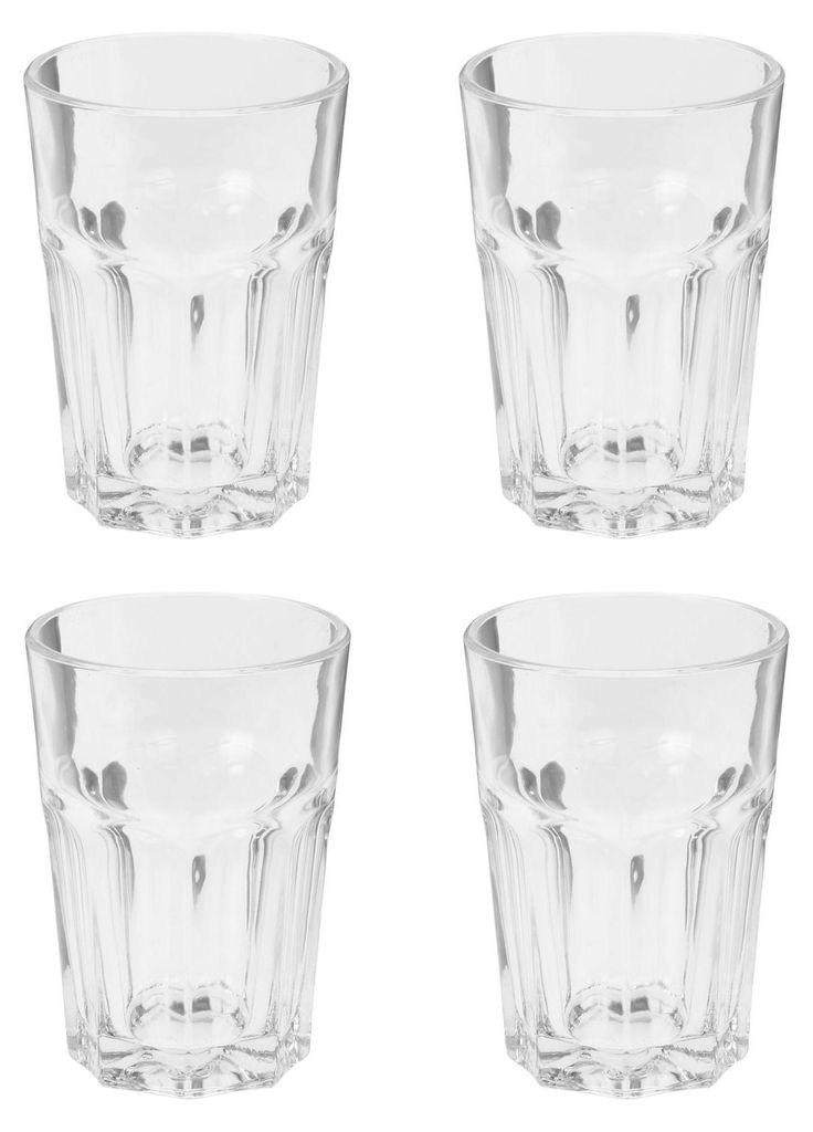 Set mit 4 Gläsern Excellent Houseware, Glas, 8x12 cm, 360 Produktbild 