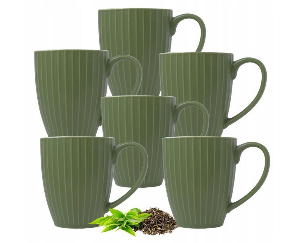 Zestaw 6 filiżanek do kawy, ceramiczne kubki do kawy 360 Zdjęcie produktu 