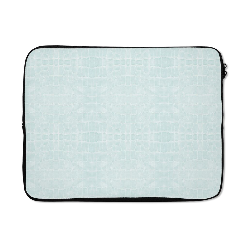 MuchoWow Laptop Hülle 17 Zoll Laptoptasche Leder - Textur - Tiere - Zipper - Schutzabdeckung
