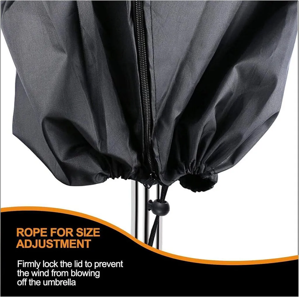 Couverture de Parasol Imperméable H190cm pour Modèle Déporté de 3m 4m