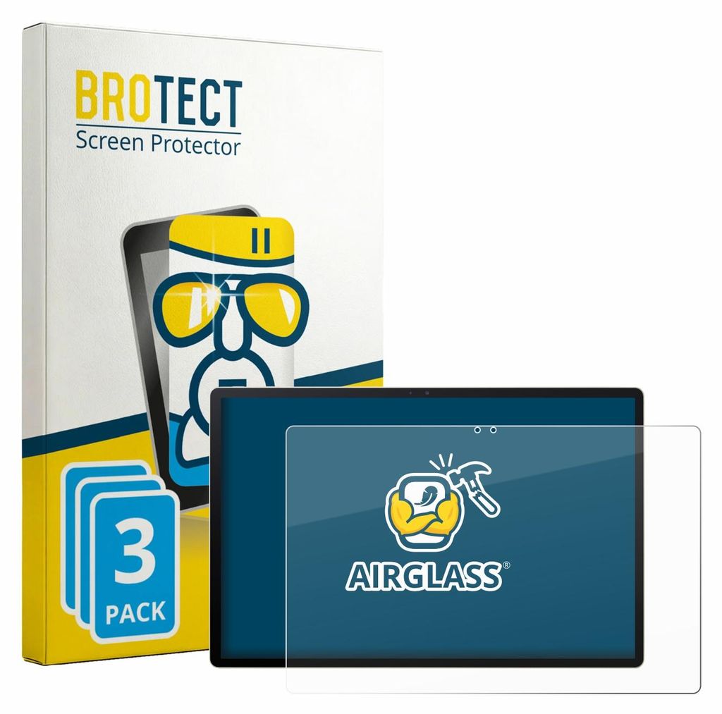 3x BROTECT Schutzglas für Acer Iconia A16 Schutzfolie Panzer Folie Glas Display Schutz klar