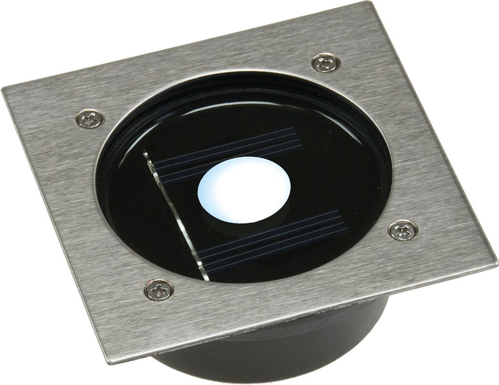 Solar LED Bodenstrahler "CTB-R", rund Produktbild 1