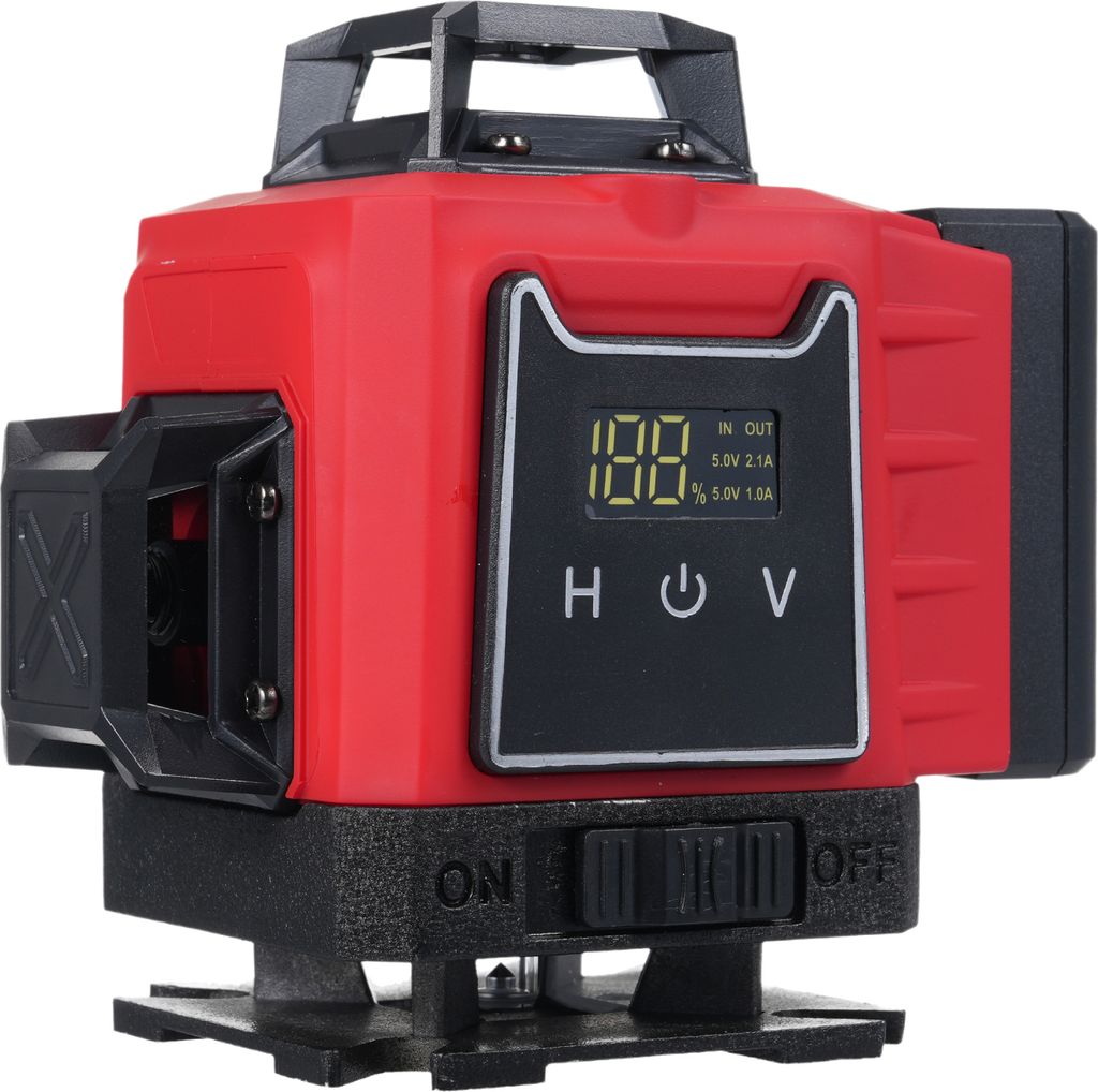 Multifunktionale 4D-Laserwasserwaage mit 16 Linien, 3¡ã, selbstnivellierende Maschine mit Wasserwaage, angetrieben durch wiederaufladbare Lithium...