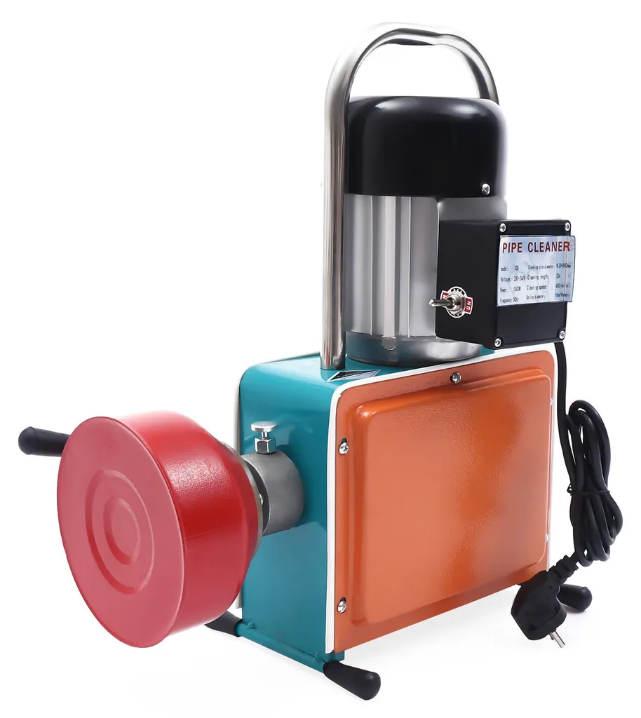 Déboucheur électrique de canalisation polyvalent orange moteur robuste