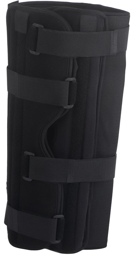 Knieorthese, 3-teilig, verstellbar, Schmerzlinderung, schnelle Erholung, Bein-Wegfahrsperre für Verstauchungen, Verrenkungen, Verletzungen, 52 cm ...