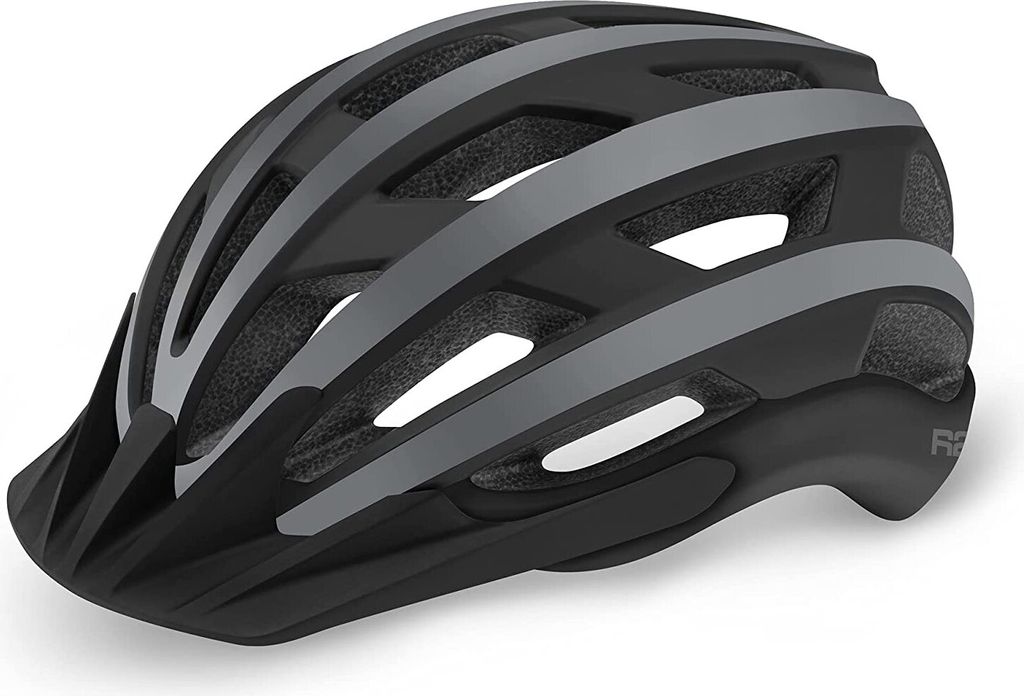 R2 Explorer Helm schwarz-grau größe L (58-61 cm) ATH26A/L