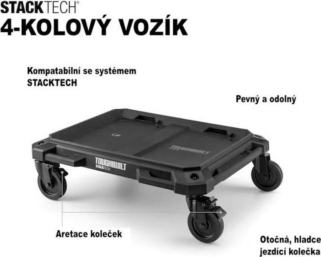 Toughbuilt | StackTech® - wózek transportowy Zdjęcie produktu 