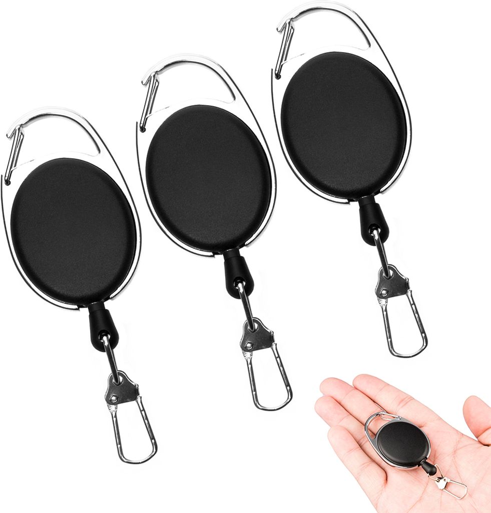 3 Stš¹ck Fliegenfischen Werkzeug Zinger Retractor Extractor Keeper