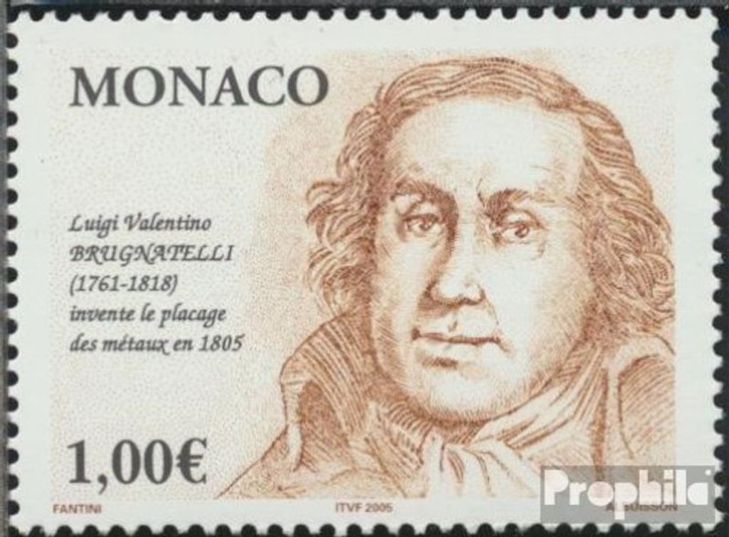 Briefmarken Monaco 2004 Mi 2727 (kompl.Ausg.) postfrisch Valentino Brugnatelli