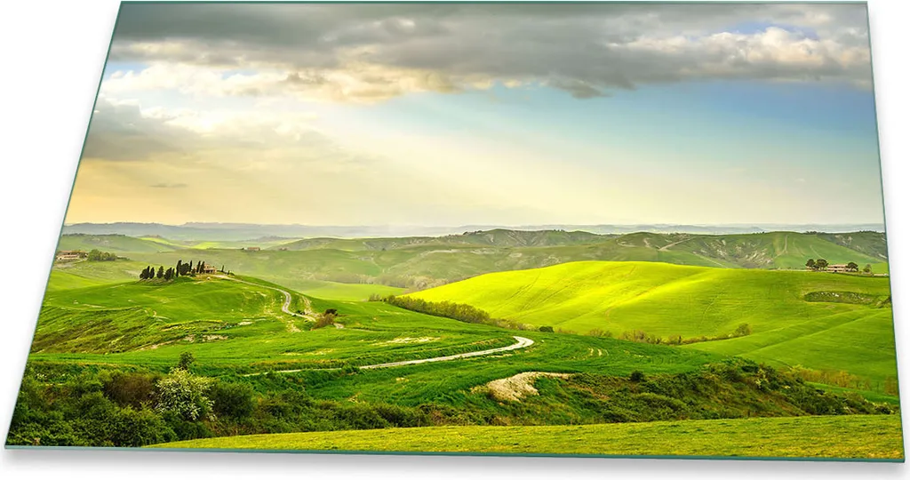 Piastra in Vetro 80x52 Verde Naturale: Protezione e Stile per Cucina