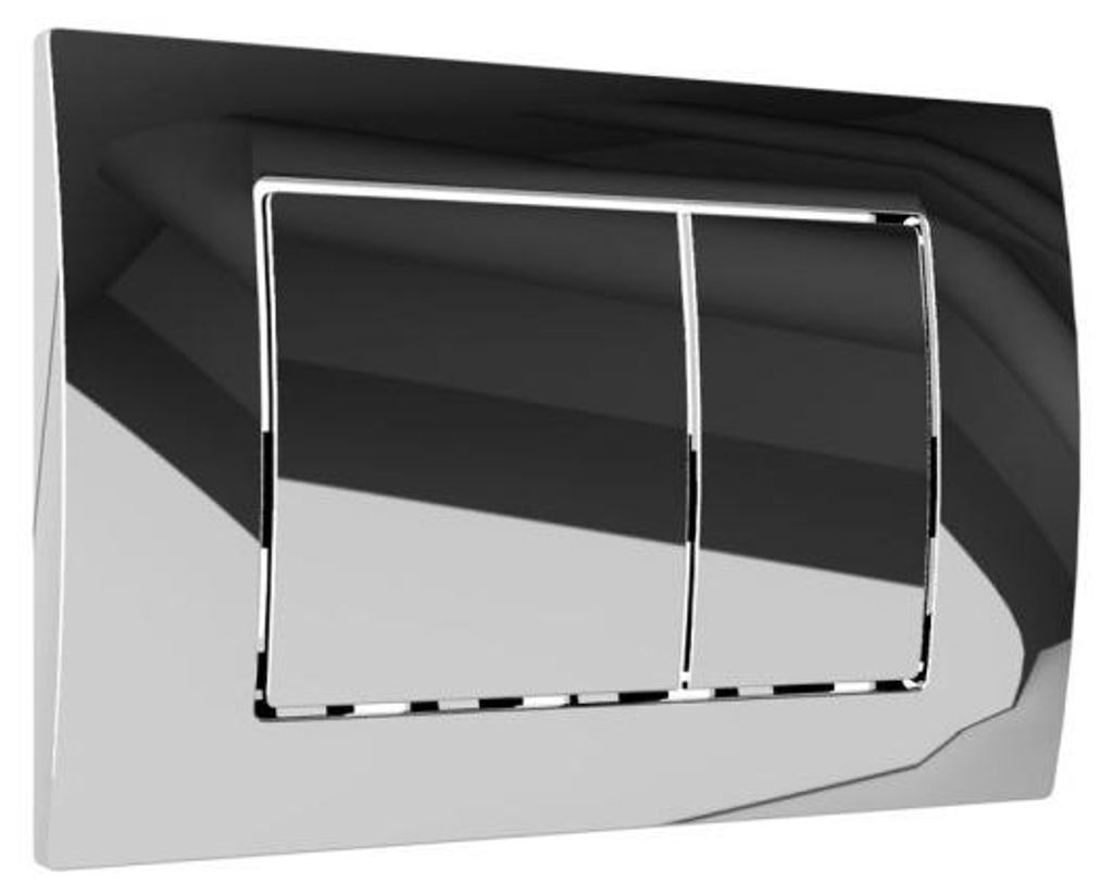 LAVITA Betätigungsplatte LAV 200.1.2 Chrom Produktbild 