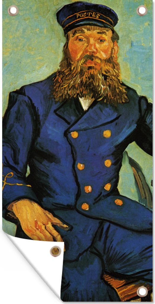 MuchoWow 30x60 cm Outdoor-Poster Gartendeko Sichtschutz Garten Poster für den Garten Porträt von Joseph Roulin - Vincent van Gogh