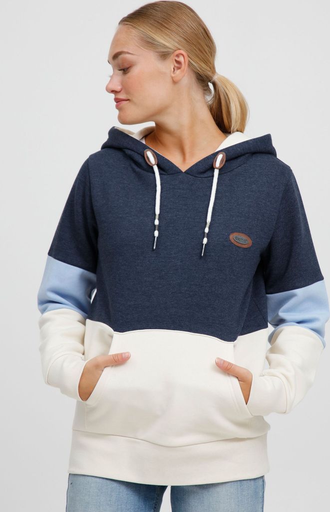 OXMO OXKathrine Damen Kapuzenpullover Hoodie Pullover mit Kapuze