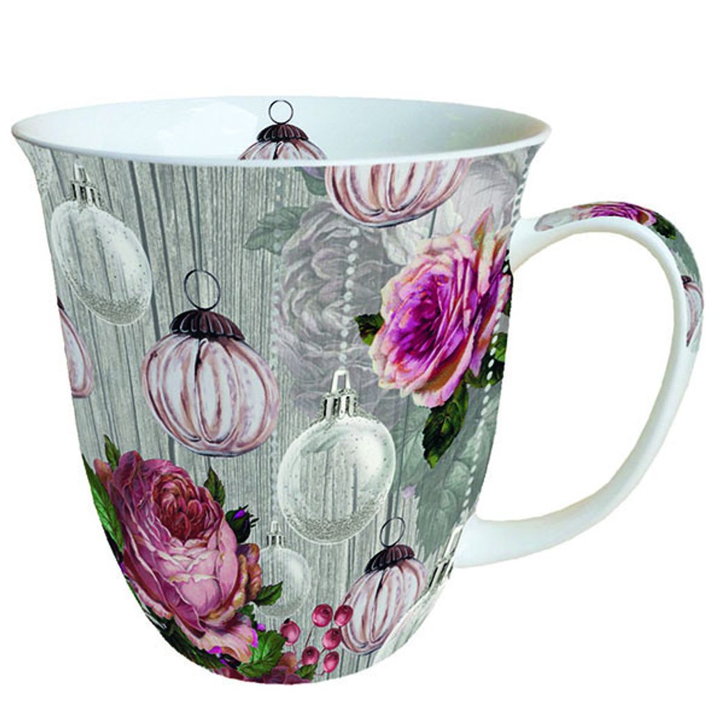 Weihnachten - Becher - Mug 0.4 L - Fine Bone China - Format: Ø 10 cm