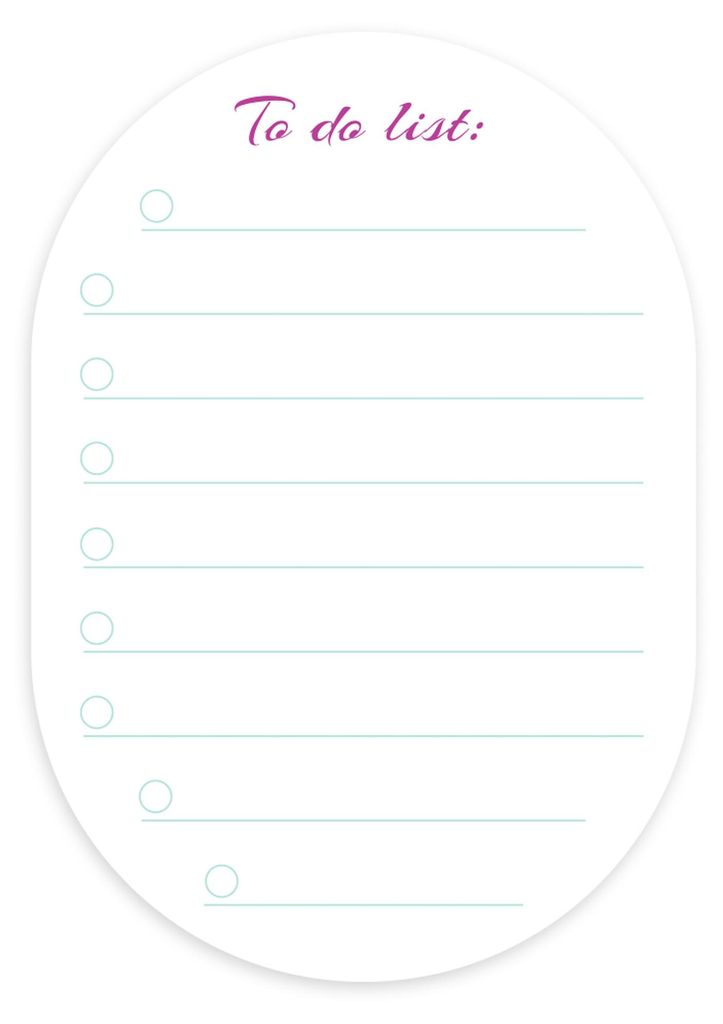 Haftnotizen To Do List Papier beschriftbar & wiederablösbar 60 Blatt