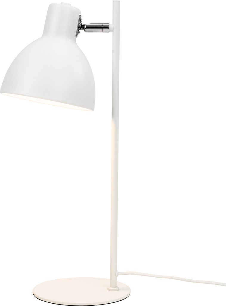 Tischlampe, Tischleuchte, Nachttischlampe, Schreibtischlampe, LED Leselampe, Skagen weiß