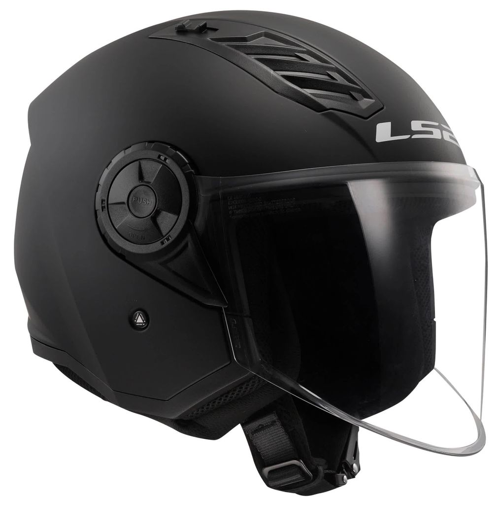 Jethelm LS2 OF616 AIRFLOW II JET Motorradhelm Offener Helm Schwarz XXL 366161011XXL