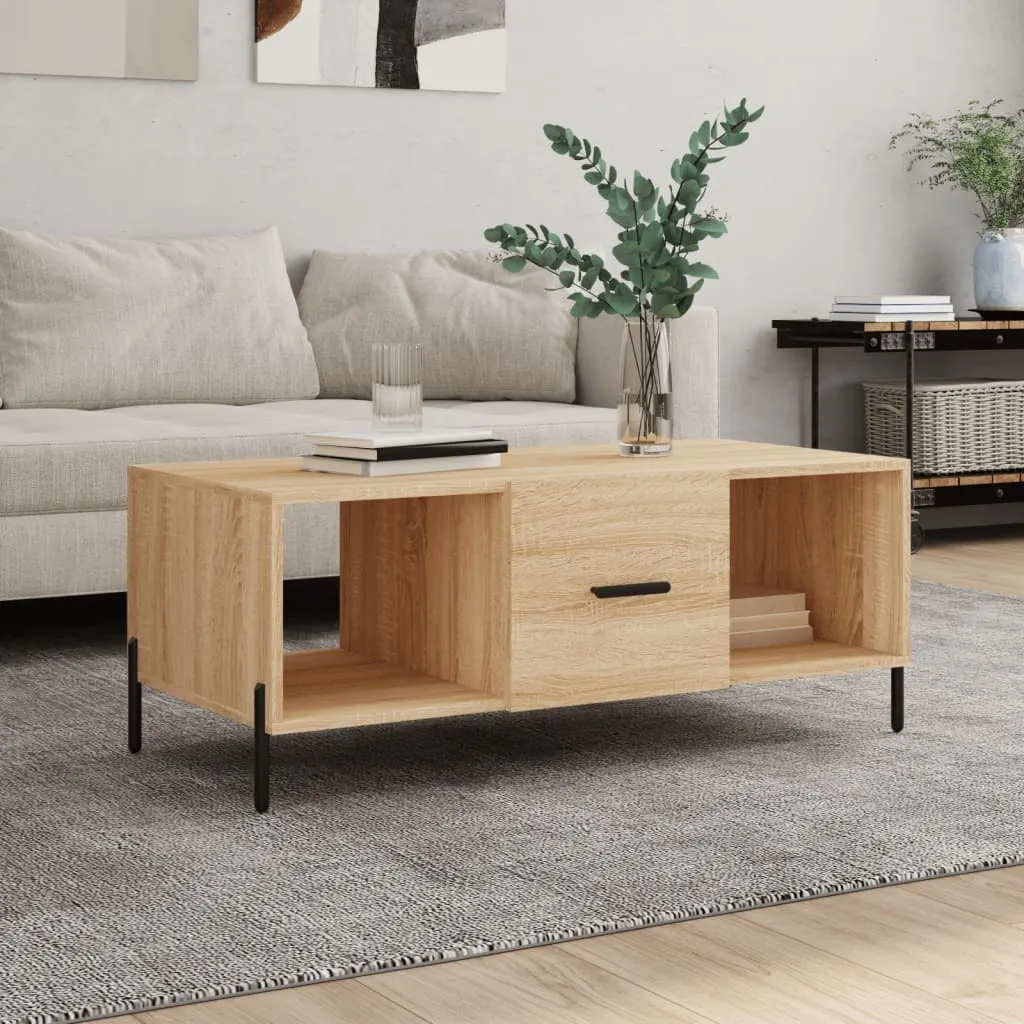 Maison Exclusive - Tavolino Sonoma in rovere 102x50x40 cm Materiale ligneo