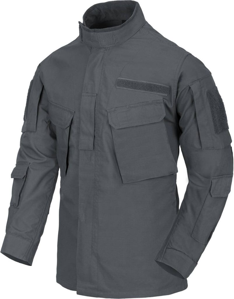 Helikon-Tex CPU-Shirt – PolyBaumwolle RipStop – in mehreren Varianten erhältlich, Größe:M, Farbe:Shadow Grey