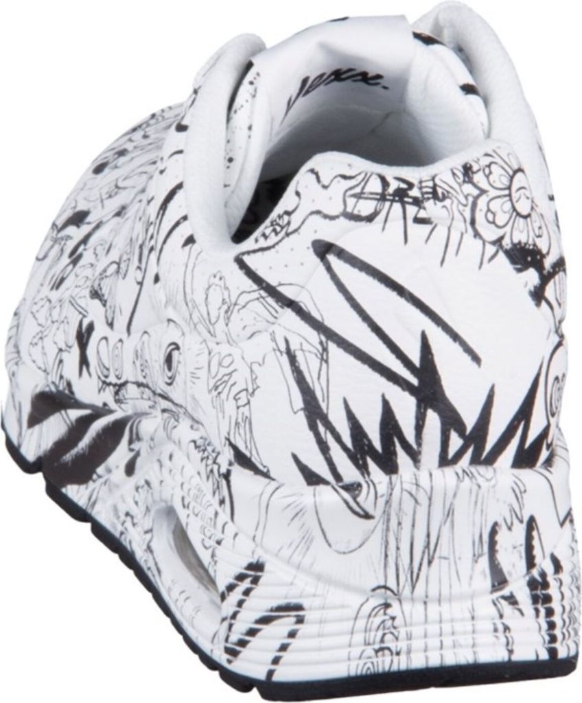 Skechers Uno-Process Sketch  Sneakers Laag - Wit - Maat 38 Image du produit 