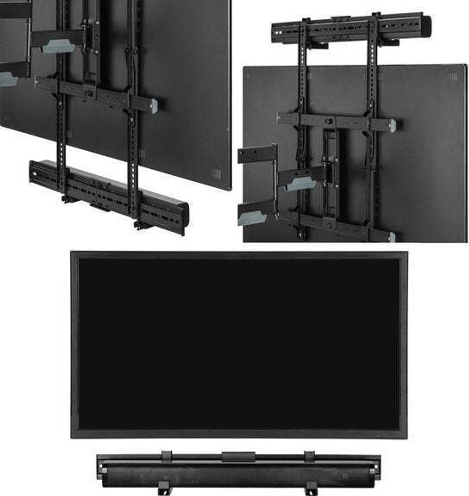Soundbar-Halterung universal - Montage unter oder über TV - Produktbild 