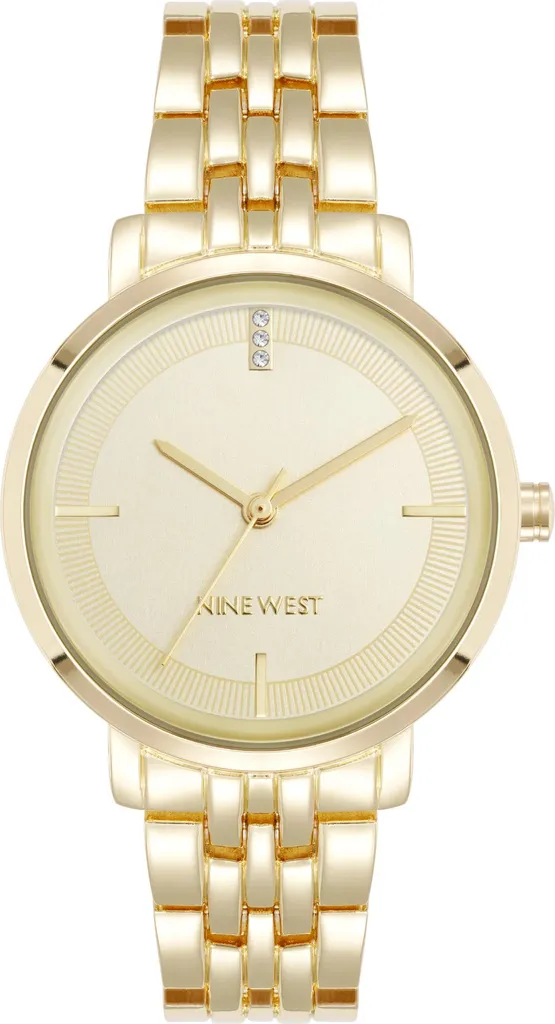Nine West NW/3332CHGB Orologio in Acciaio Oro: Minimalismo di Lusso