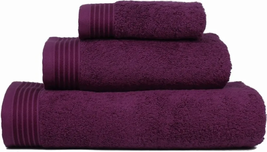 Framsohn Premium Wineberry 50x100: Asciugamano Cotone Design Moderno