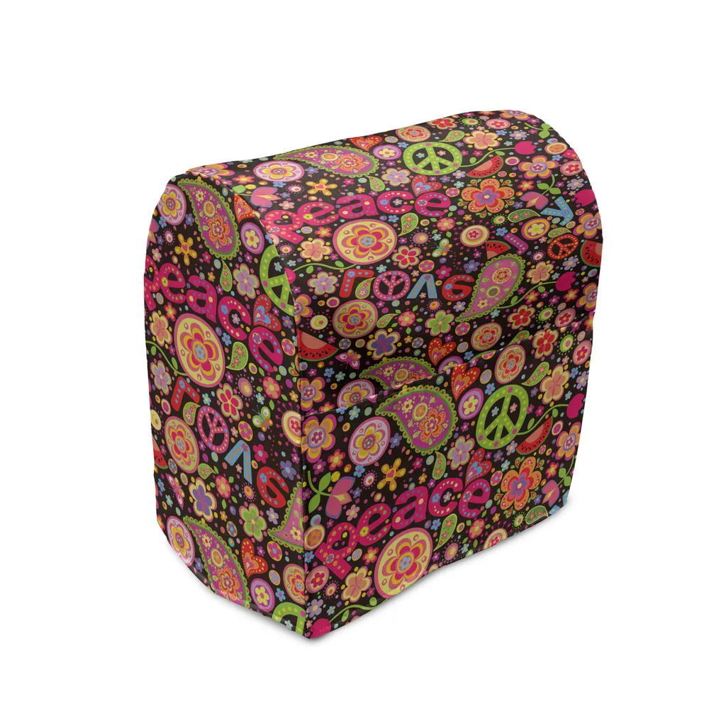 Housse pour mixeur ABAKUHAUS Paisley Hippie multicolore 36 x 39 x 24 cm