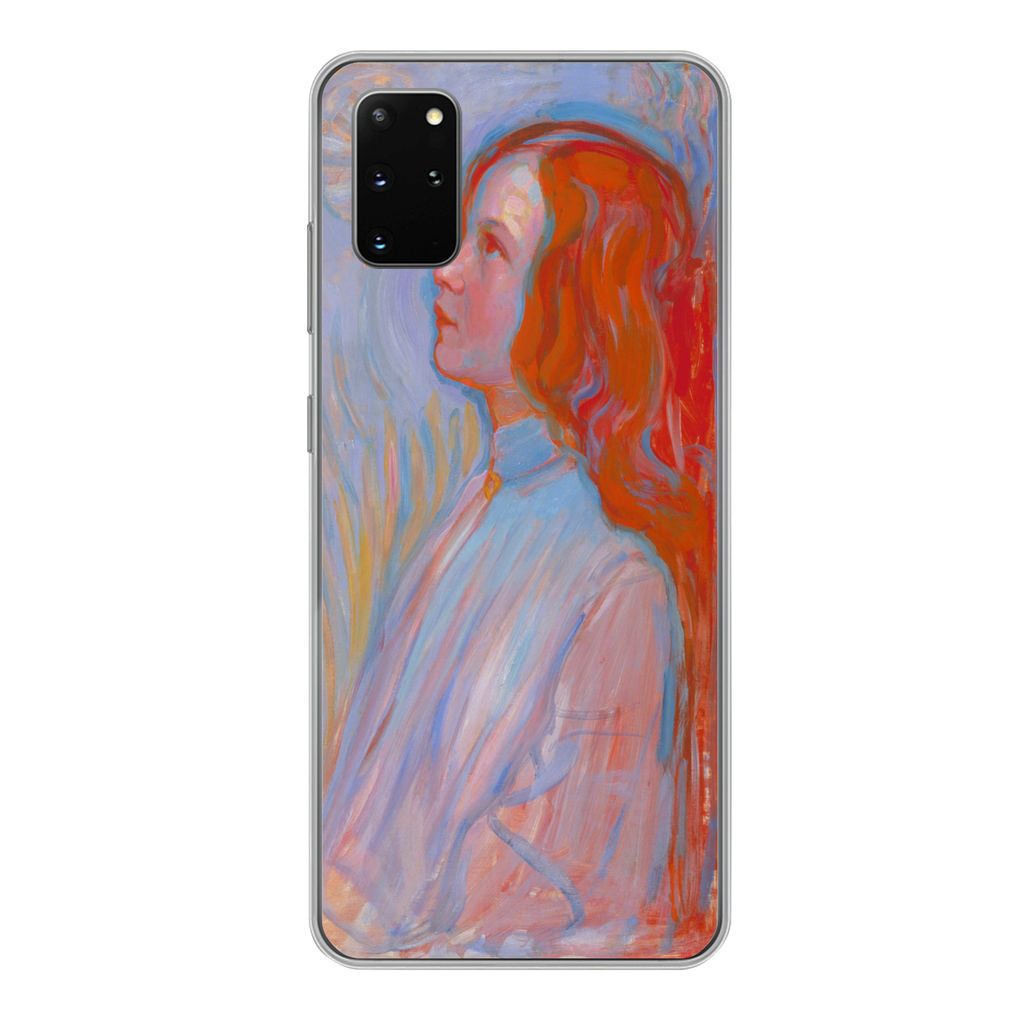 MuchoWow Handyhülle Schutzhülle Hülle für Samsung Galaxy S20 Plus Hingabe - Piet Mondrian Silikon Softcase Handy Hülle - Hartschale