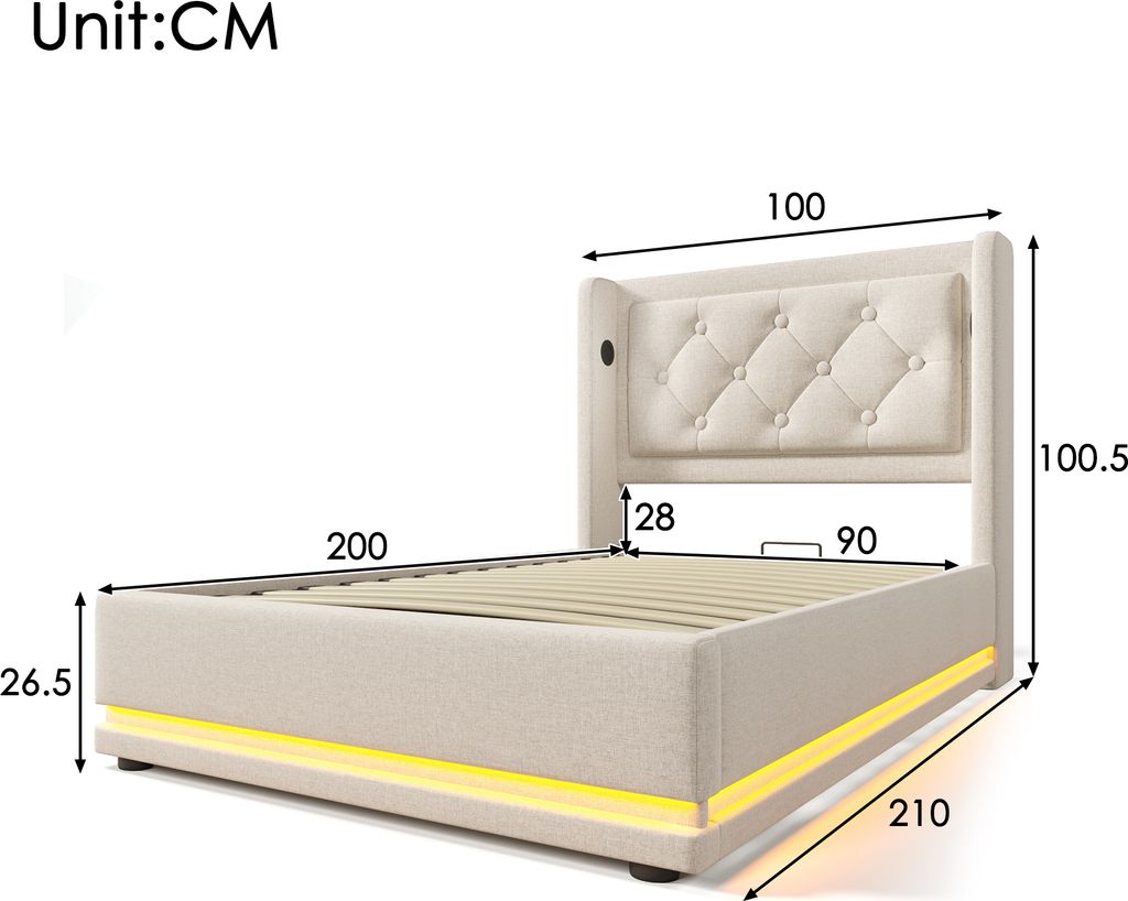 Okwish boxspring postel aloun n postel 90 kaufland cz