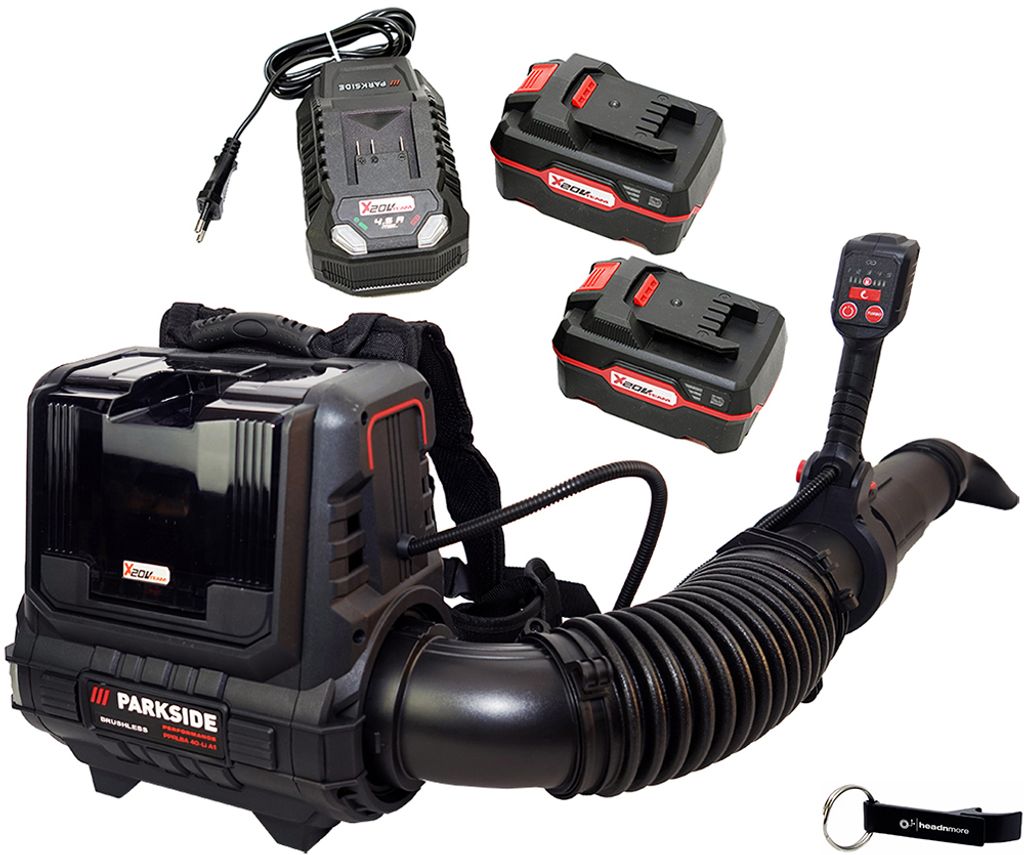 PARKSIDE PERFORMANCE® 40 V Akku-Rucksack-Laubbläser PPRLBA Produktbild 